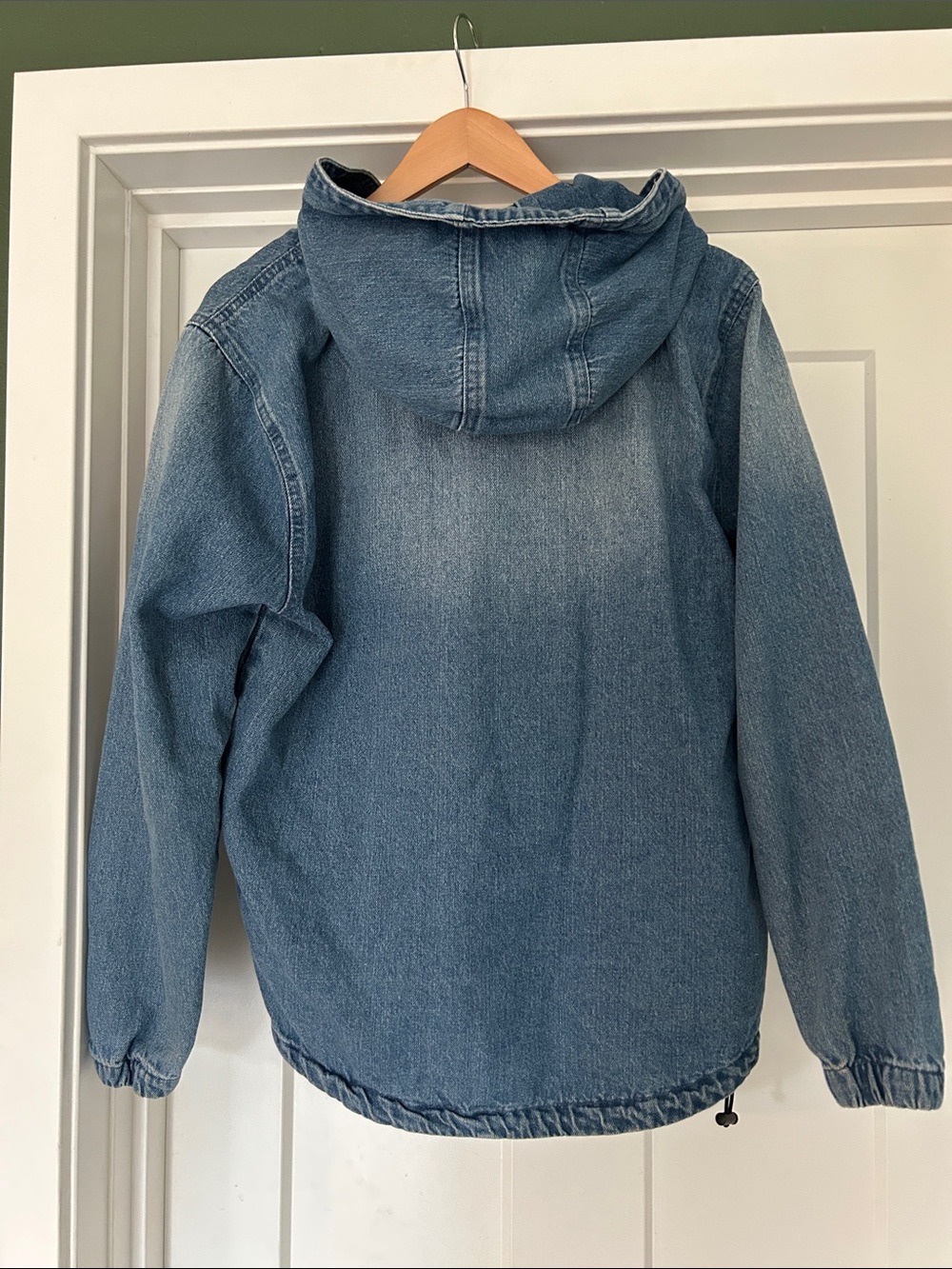 Red Label by Patrol Jeans Denim Half-Zip Hoodie - Blue - Picture 4 of 9